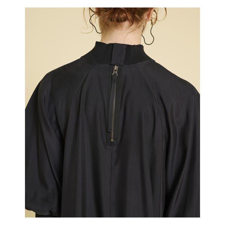 キュプラシャンブレーリブコンビブラウス[品番：LAVW0004316]｜LANVIN 