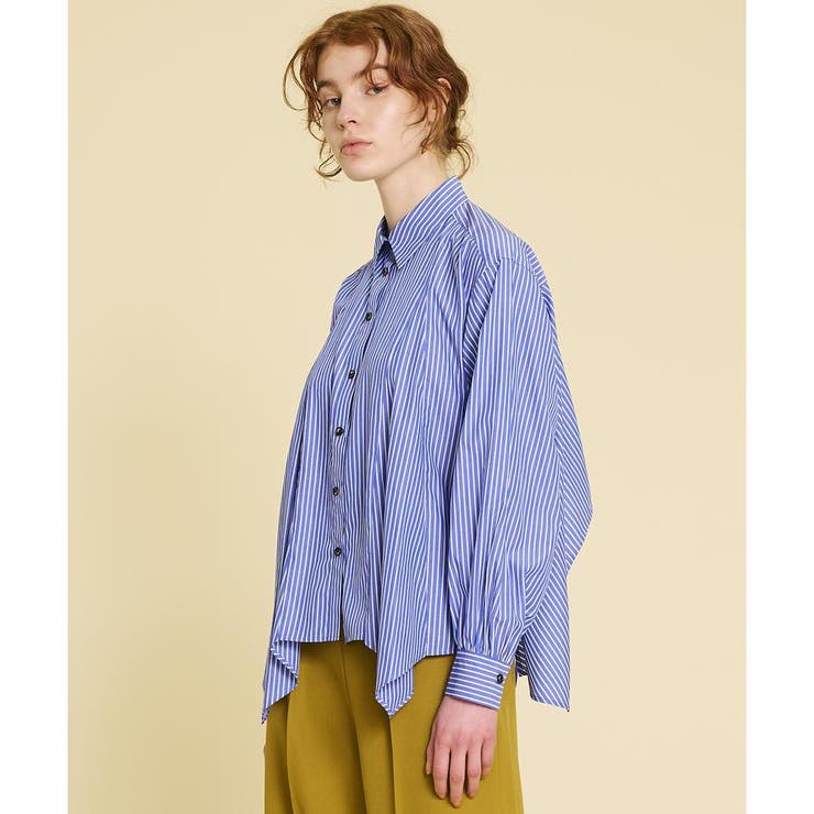 ランバンオンブルバックリボンブラウス バックリボンギャザーブラウス | ランバン オン ブルー(LANVIN