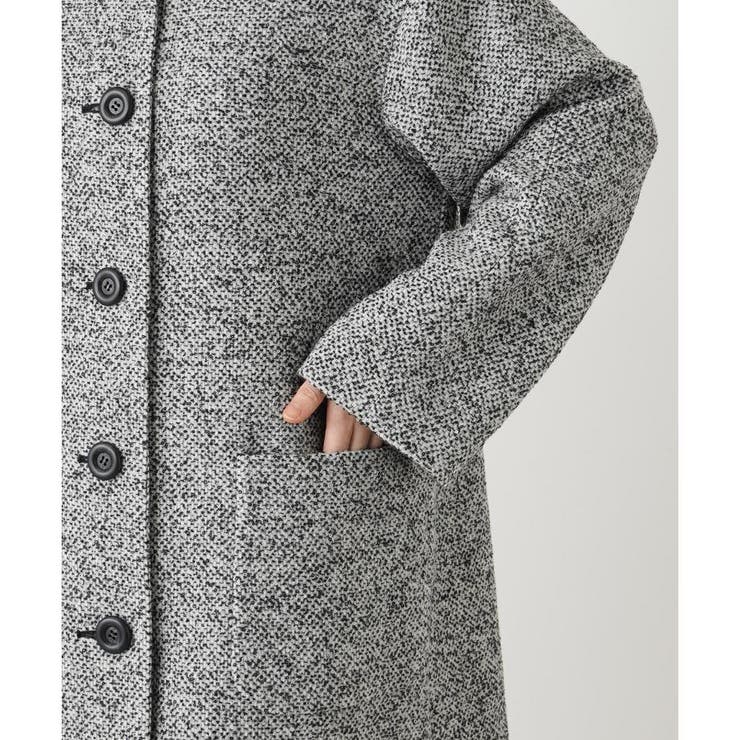 ツイードノーカラーコート[品番：LAVW0018547]｜Leilian（レリアン）の