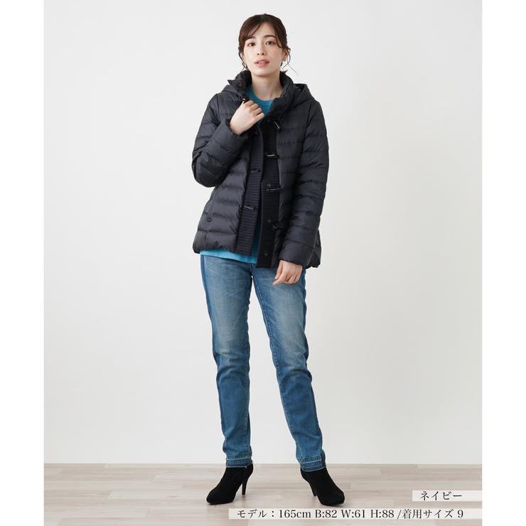 Leilian レリアンライトアウター15＋ 軽量ドットネイビー