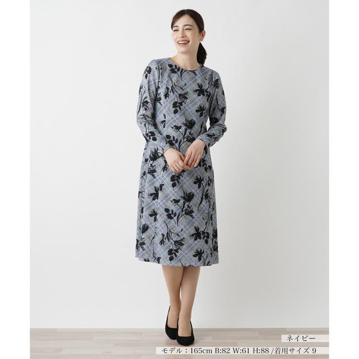 【美品】 Leilian レリアン 洗えるフレアワンピース SIZE 9 フレアワンピース|レリアン | レリアン公式オンラインストア