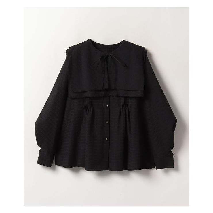 スクエアビッグカラーブラウス[品番：LAVW0004319]｜LANVIN en