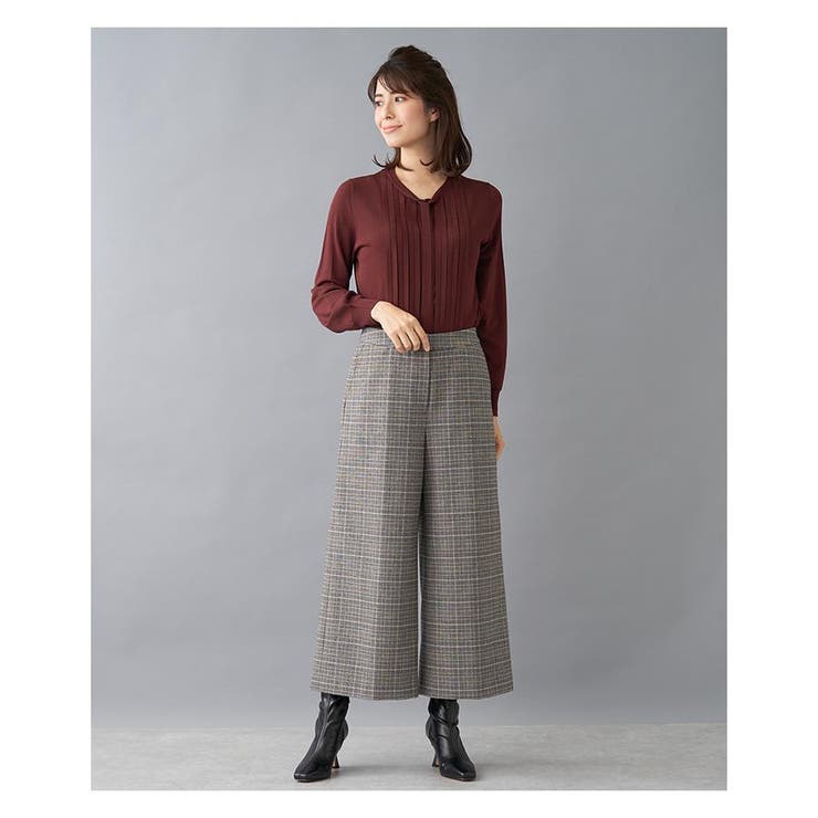 ⭐️新品⭐️ Leilian レリアン カーキガウチョパンツ サイズ13＋