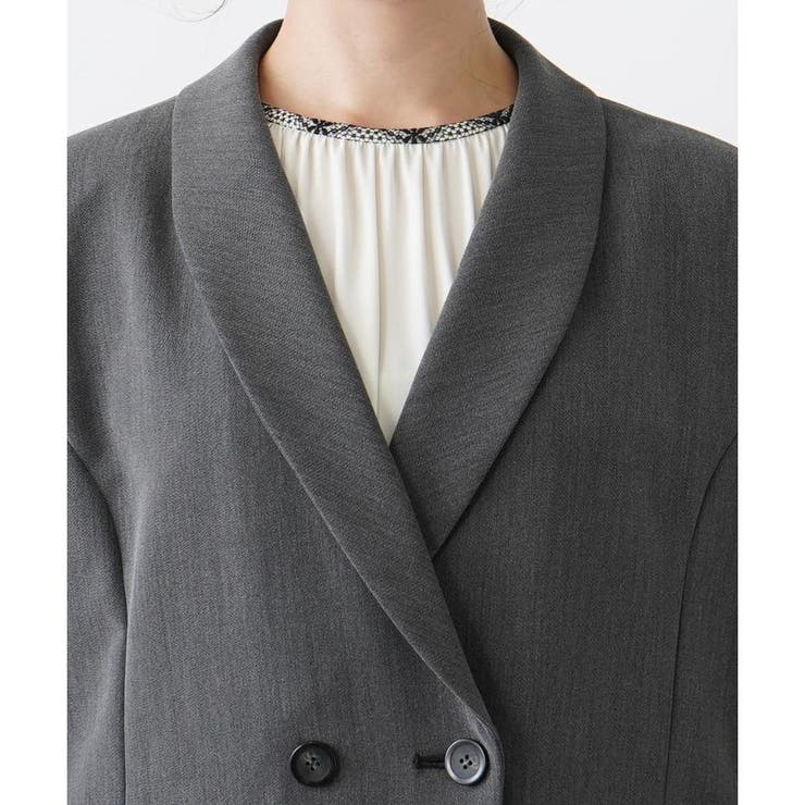 ショールカラージャケット[品番：LAVW0017782]｜Leilian PLUS HOUSE