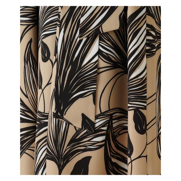 洗えるプリントキーネックワンピース[品番：LAVW0009388]｜Leilian