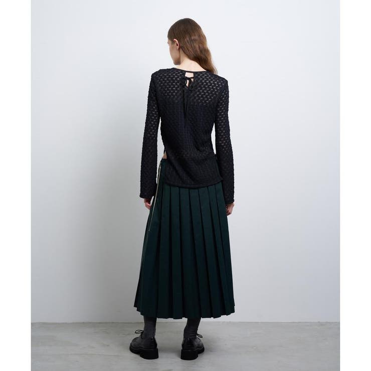 カーブスリットレースカットソー[品番：LAVW0019427]｜LANVIN en