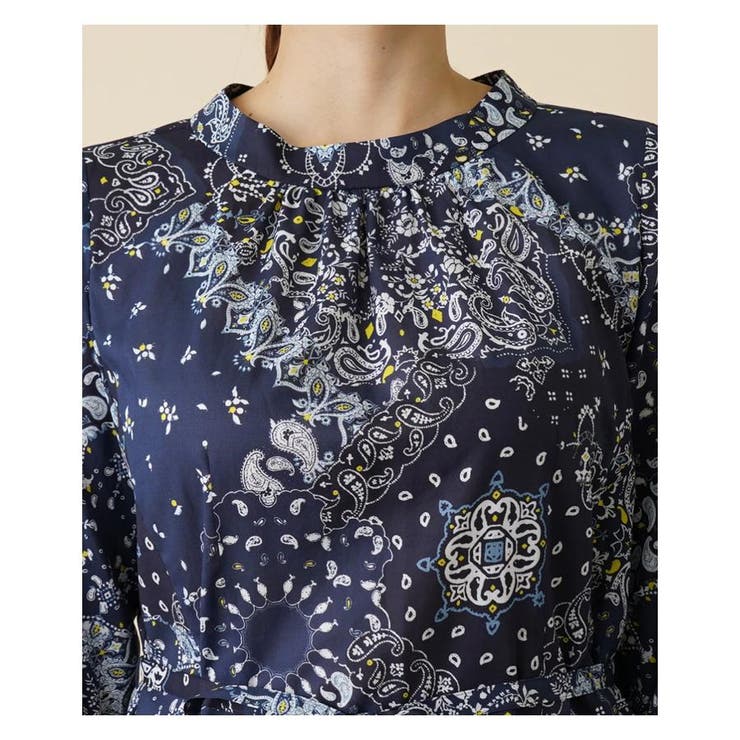 ペイズリー柄ワンピース | Leilian PLUS HOUSE | 詳細画像9