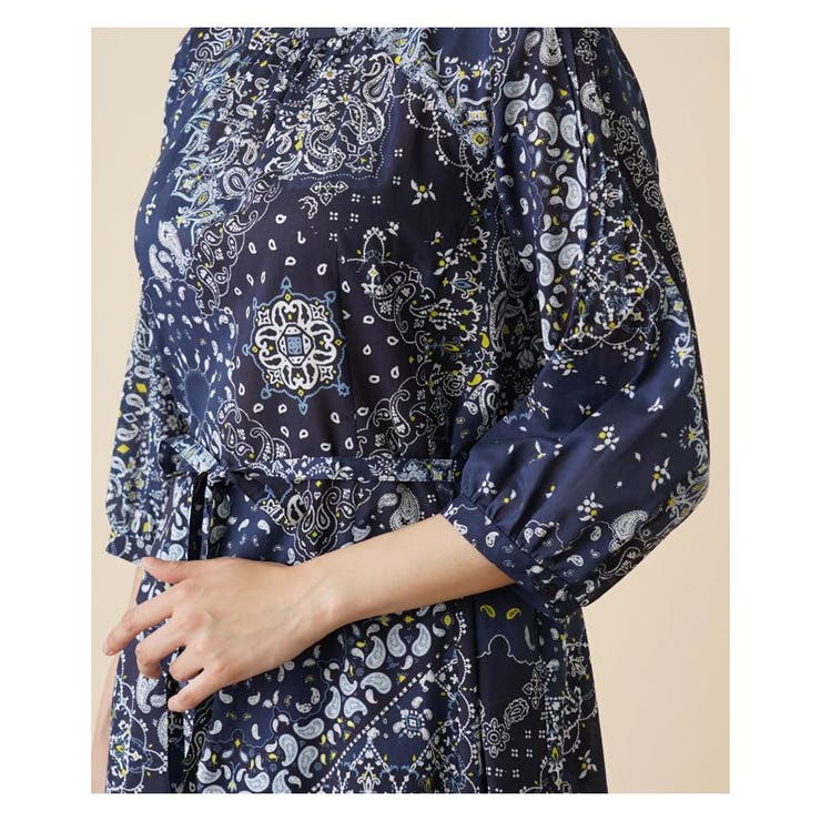 ペイズリー柄ワンピース | Leilian PLUS HOUSE | 詳細画像11