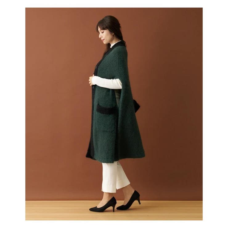 ニットマント[品番：LAVW0011979]｜Leilian（レリアン）のレディース