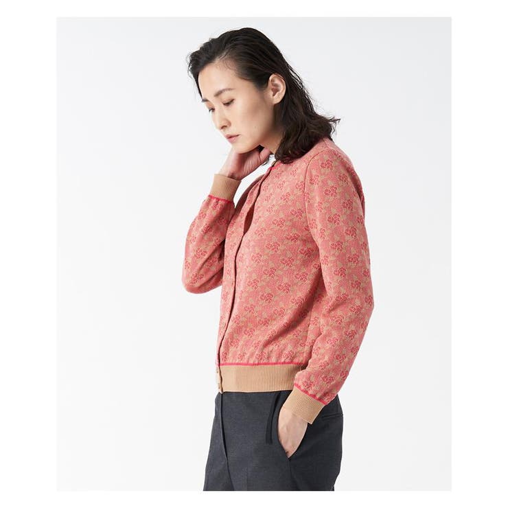 LANVIN COLLECTION 花柄カーディガン