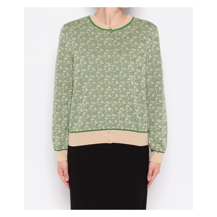 フラワージャガードカーディガン[品番：LAVW0005047]｜LANVIN