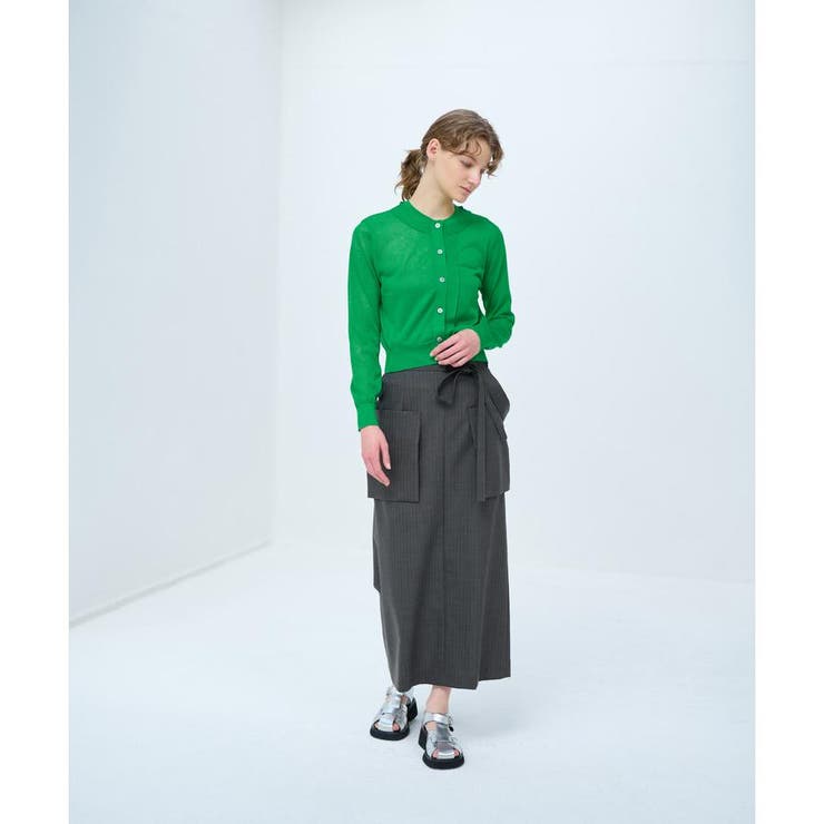 ショート丈ニットカーディガン[品番：LAVW0014886]｜LANVIN en