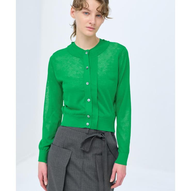 ショート丈ニットカーディガン[品番：LAVW0014886]｜LANVIN en