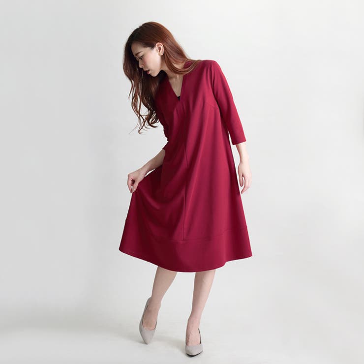 Martha マーサ Vネックフレアワンピース 品番 Lfow Lfo エルエフオー のレディースファッション通販 Shoplist ショップリスト