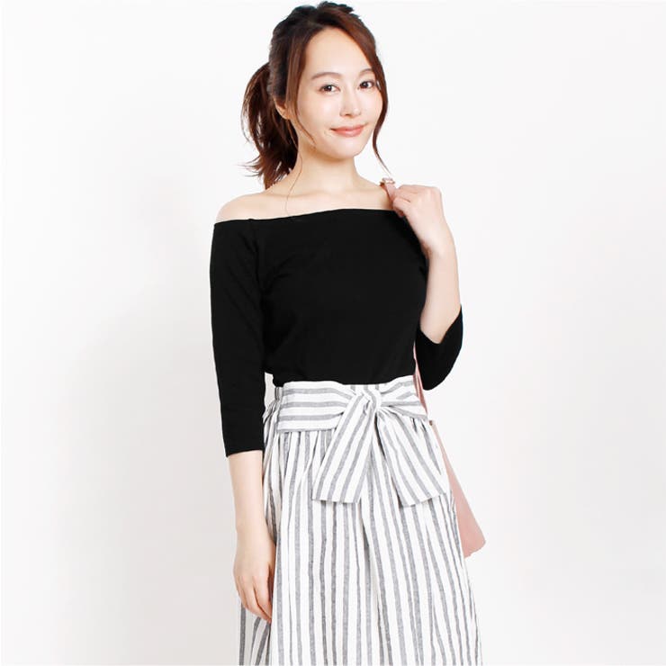 archiveL.G.B.スパイダーオフショルダー長袖カットソー