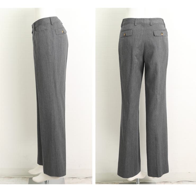 パンツ ウール100% ストレートパンツ[品番：LFOW0002998]｜LFO