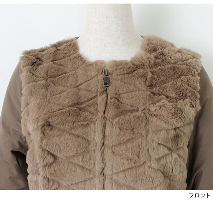ラビットファー ファーコート ラビット[品番：LFOW0003447]｜LFO