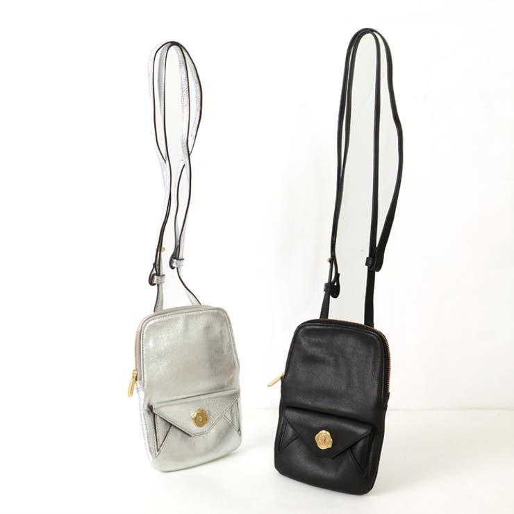 銀色人気サンヒデアキミハラお財布ポシェット ミニショルダーバッグ