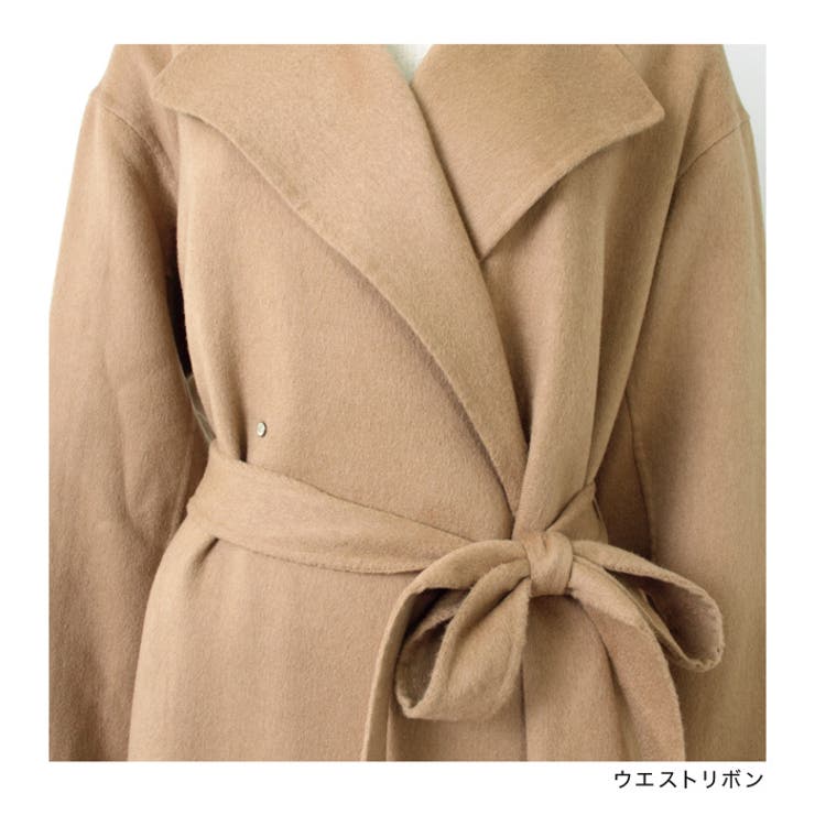 キャメル コート ダブルフェイス[品番：LFOW0003376]｜LFO