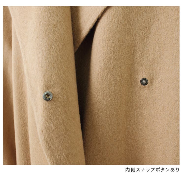 キャメル コート ダブルフェイス[品番：LFOW0003376]｜LFO