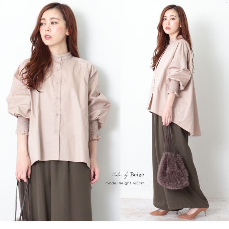 白シャツ レディース ロングシャツ | LFO | 詳細画像14 