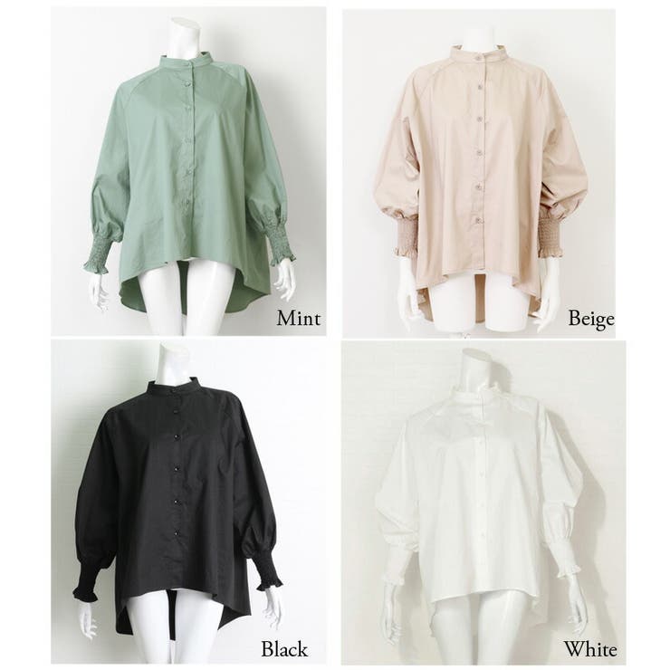 白シャツ レディース ロングシャツ | LFO | 詳細画像17 