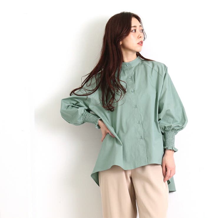 白シャツ レディース ロングシャツ | LFO | 詳細画像16 