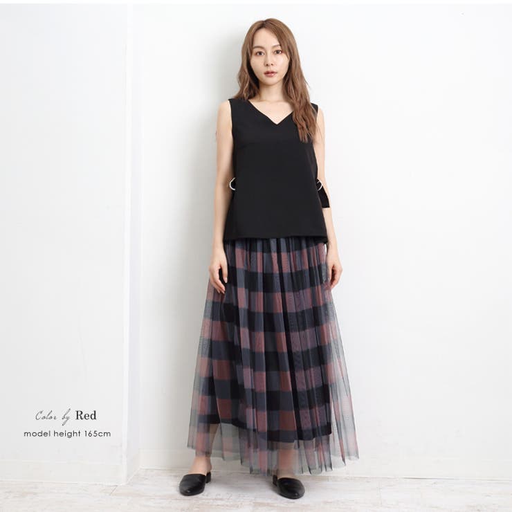 チュールスカート チェック タータンチェック 品番 Lfow Lfo エルエフオー のレディースファッション通販 Shoplist ショップリスト