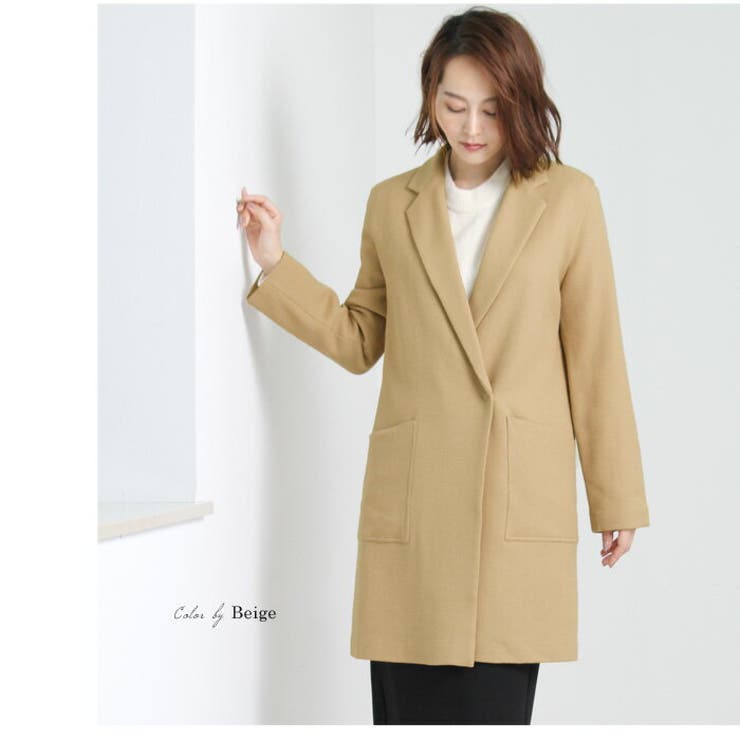 ウール100 チェスターコート 品番 Lfow Lfo エルエフオー のレディースファッション通販 Shoplist ショップリスト