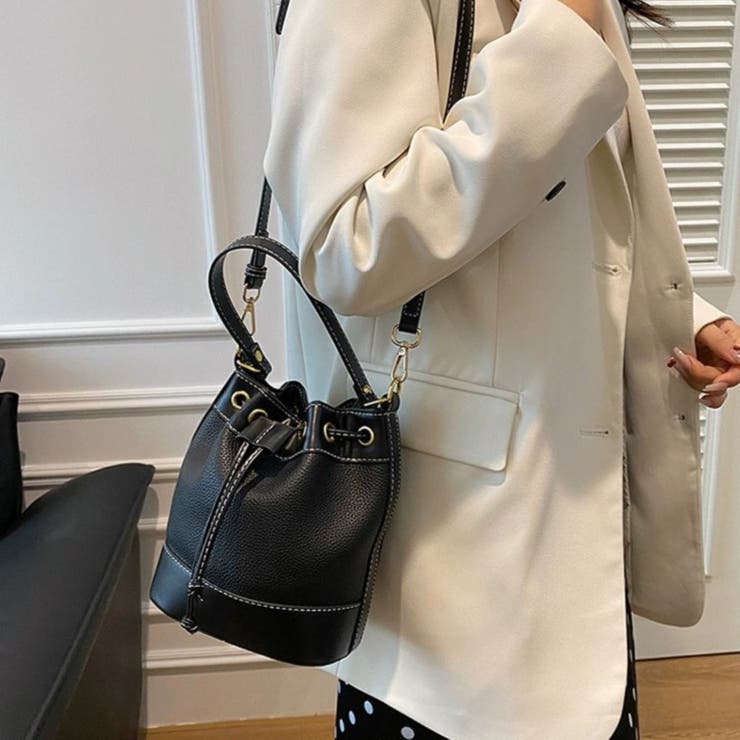 バイカラー巾着ショルダーBAG | LETee | 詳細画像11 