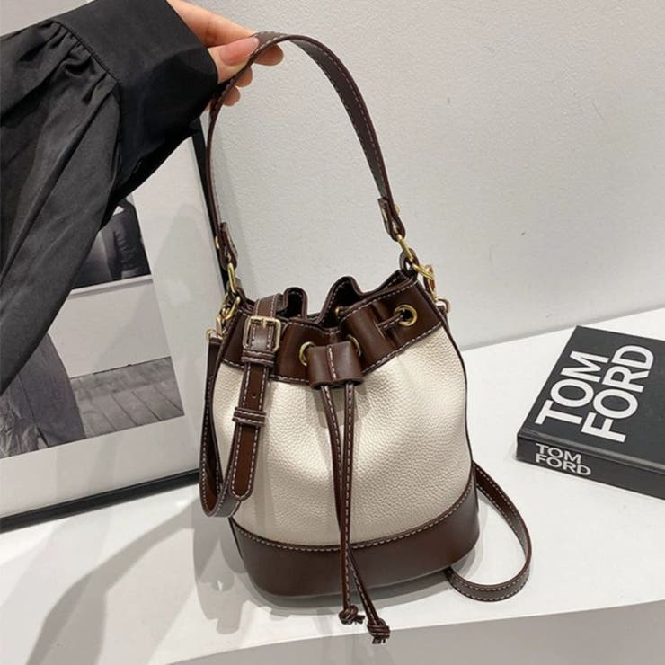 バイカラー巾着ショルダーBAG | LETee | 詳細画像5 