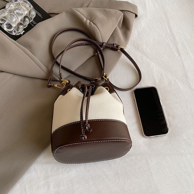 バイカラー巾着ショルダーBAG | LETee | 詳細画像6 