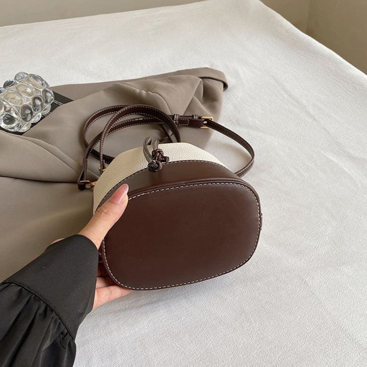 バイカラー巾着ショルダーBAG | LETee | 詳細画像7 