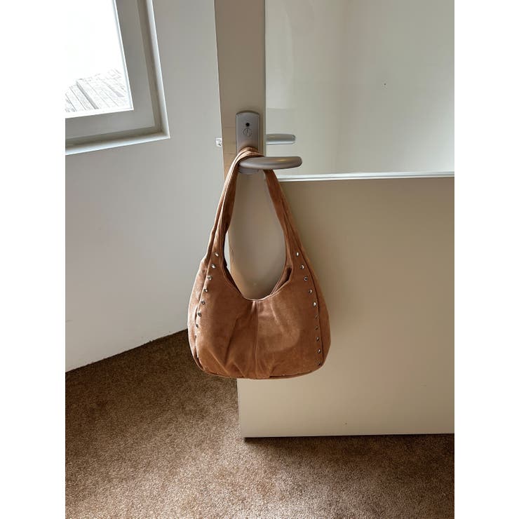 CAMEL | スウェードショルダートートバッグ | LETee