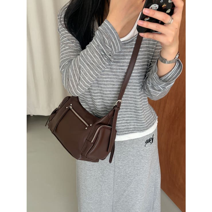 BROWN | 2WAYショルダーバッグ | LETee