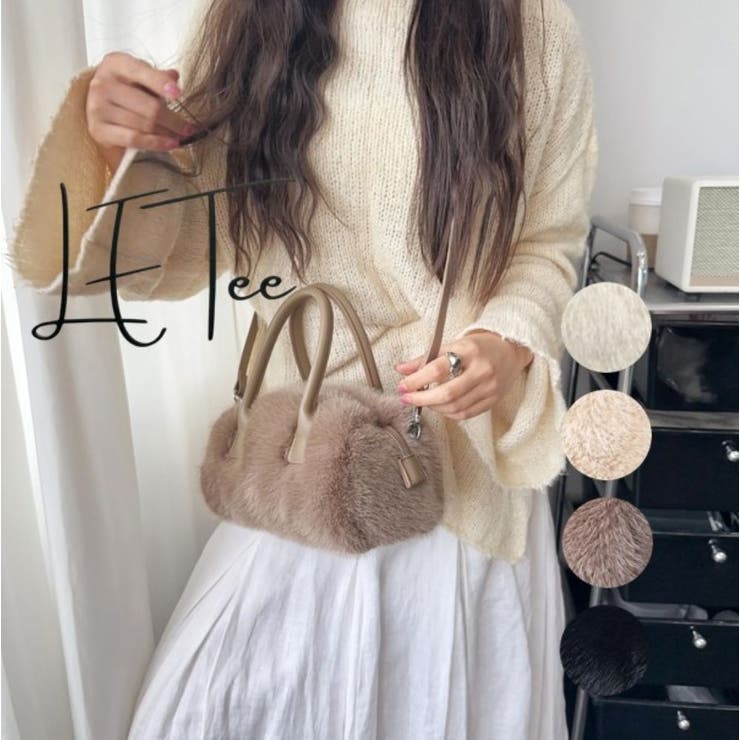フェイクファーハンドバッグ | LETee | 詳細画像1 