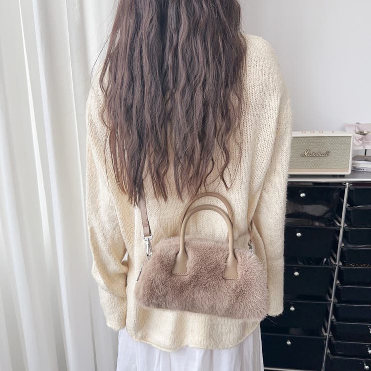 フェイクファーハンドバッグ | LETee | 詳細画像4 