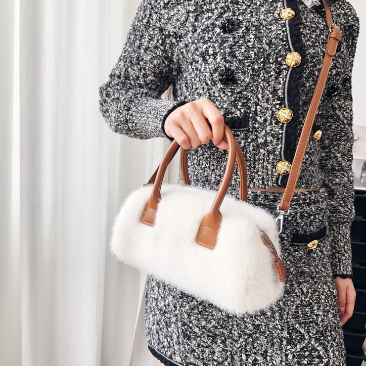 フェイクファーハンドバッグ | LETee | 詳細画像6 