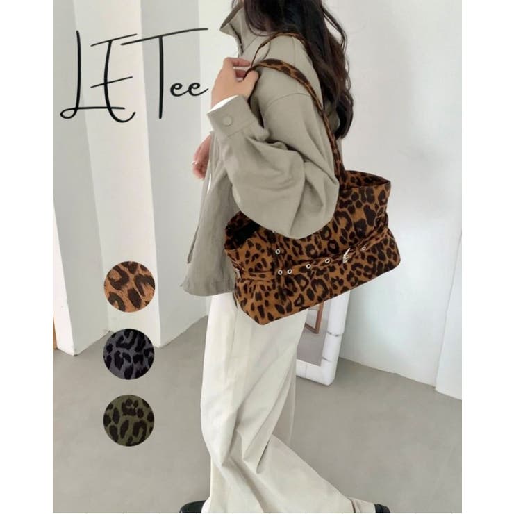 レオパードフェイクファーハンドバッグ | LETee | 詳細画像1 
