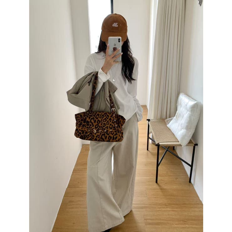 レオパードフェイクファーハンドバッグ | LETee | 詳細画像3 