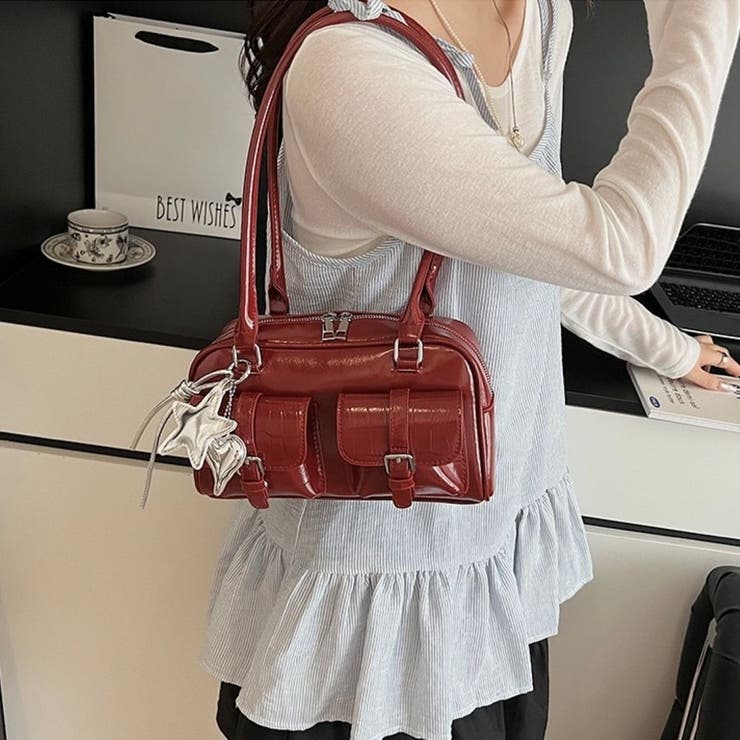 RED | ロングハンドルハンドバッグ | LETee