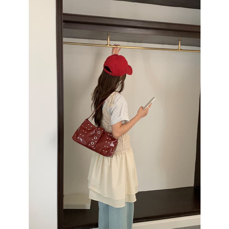 スタッズショルダーバッグ | LETee | 詳細画像5 