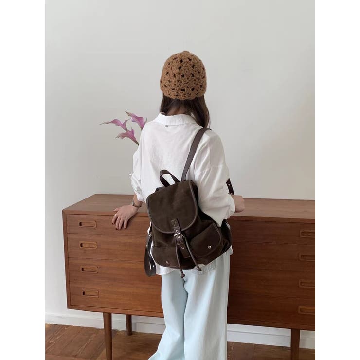 スウェットリュックサック レディース 大容量 | LETee | 詳細画像2 