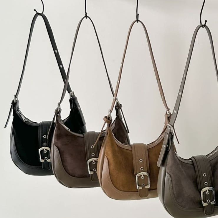 合皮×スウェードハンドバッグ | LETee | 詳細画像2 