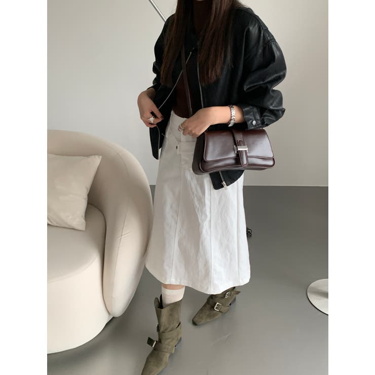 BROWN | 合皮ハンドバッグ | LETee