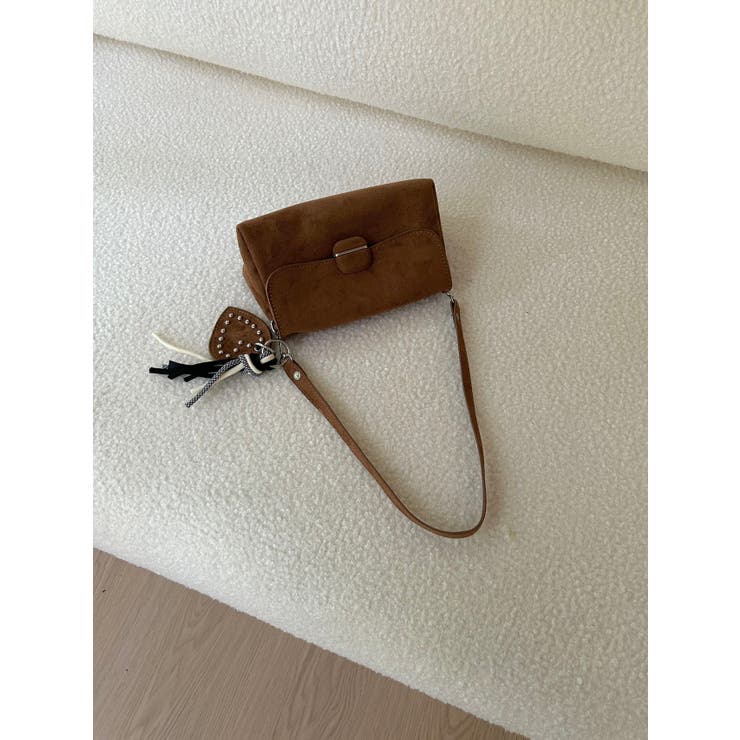 ハートチャーム付きスウェードハンドバック | LETee | 詳細画像13 