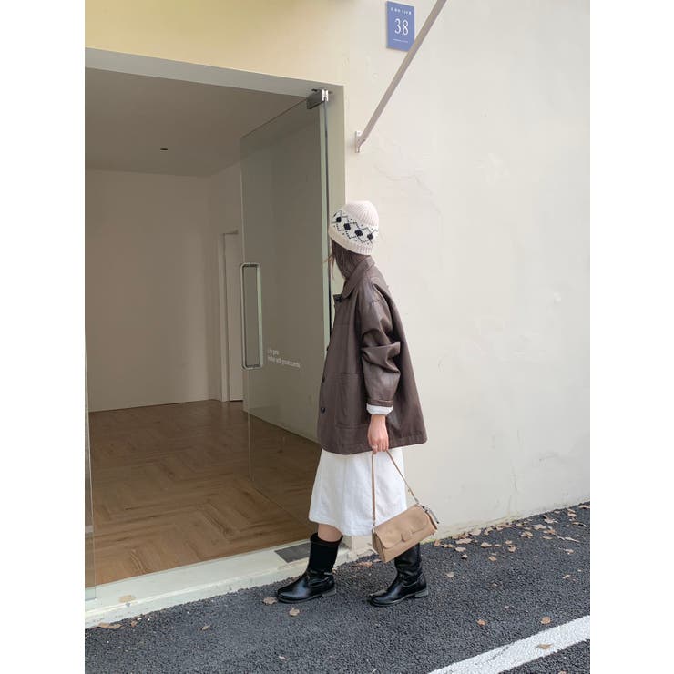 ハートチャーム付きスウェードハンドバック | LETee | 詳細画像18 