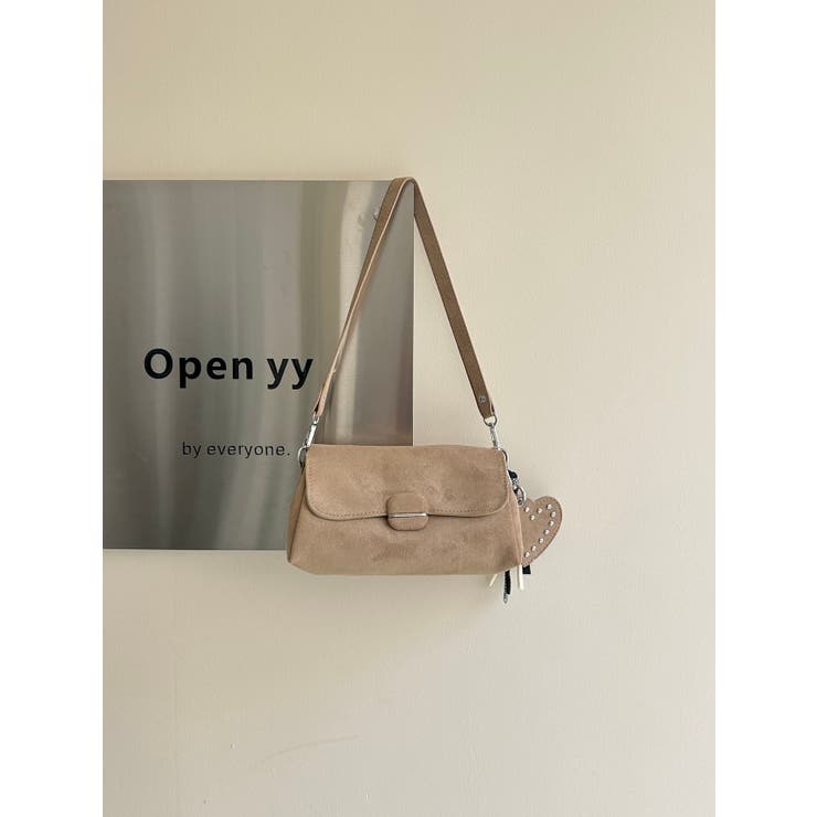 ハートチャーム付きスウェードハンドバック | LETee | 詳細画像19 