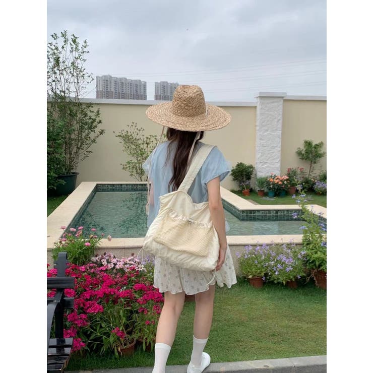 WHITE | シャーリングトートバッグ | LETee