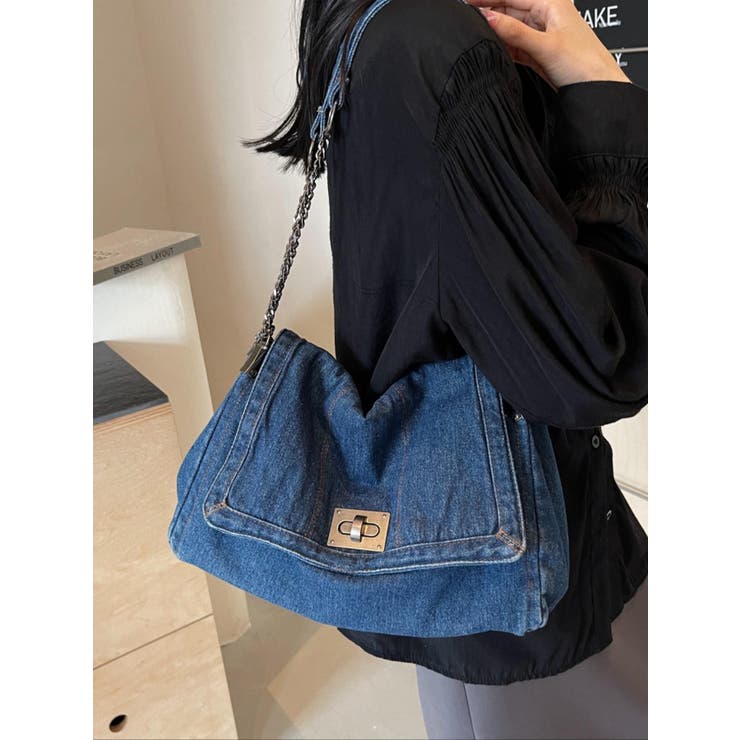 BLUE | ショルダーバッグ デニム | LETee